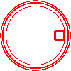 Bruk-Bet Sp. z o.o. - Circle indirect KF 1000/250-S - Plan view dwg