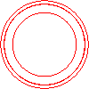 Bruk-Bet Sp. z o.o. - Compensating rings PW 60 - Plan view dwg