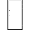 POL-SKONE Sp. z o.o. - Security entrance door C-30 MODEL 0 - View dwg