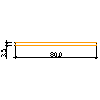 Modern Gypsum Sp. z o.o.  - Moduł gipsowy 80-L - widok dwg