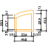 Modern Gypsum Sp. z o.o.  - Moduł gipsowy K-H - widok dwg