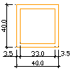 Modern Gypsum Sp. z o.o.  - Moduł gipsowy Q-40 - widok dwg