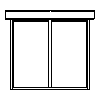 Besam  - three door leafs revolving doors RD3 27 Slim - Side view dwg