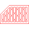 Fabryka Ceramiki Budowlanej Wacław Jopek Sp. z o.o. - Fitting facade clinker K03 - Projection dwg