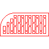 Fabryka Ceramiki Budowlanej Wacław Jopek Sp. z o.o. - Fitting facade clinker K05 - Projection dwg