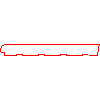 Fabryka Ceramiki Budowlanej Wacław Jopek Sp. z o.o. - Stopnica 27cm - widok z przodu dwg