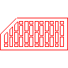 Fabryka Ceramiki Budowlanej Wacław Jopek Sp. z o.o. - Fitting facade clinker K02 - Projection dwg