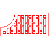 Fabryka Ceramiki Budowlanej Wacław Jopek Sp. z o.o. - Fitting facade clinker K04 - Projection dwg