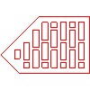 Fabryka Ceramiki Budowlanej Wacław Jopek Sp. z o.o. - Fitting facade clinker K06 - Projection dwg