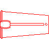 Fabryka Ceramiki Budowlanej Wacław Jopek Sp. z o.o. - Angle ridge roof fencing GD24 - Projection dwg