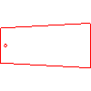 Fabryka Ceramiki Budowlanej Wacław Jopek Sp. z o.o. - Angle ridge roof cylindrical GD38 - Front view dwg