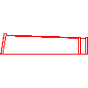 Fabryka Ceramiki Budowlanej Wacław Jopek Sp. z o.o. - Angle ridge roof pressed GD37 - Side view dwg