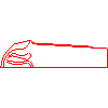 Fabryka Ceramiki Budowlanej Wacław Jopek Sp. z o.o. - Angle ridge roof cylindrical initial GD38 - Side view dwg