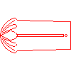 Fabryka Ceramiki Budowlanej Wacław Jopek Sp. z o.o. - Angle ridge roof cylindrical initial GD38 - Projection dwg