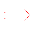 Fabryka Ceramiki Budowlanej Wacław Jopek Sp. z o.o. - Tile on the order blank hexagon - Projection dwg