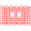 Fabryka Ceramiki Budowlanej Wacław Jopek Sp. z o.o. - Poromur G44 P + W EM440x250x220 - Projection dwg