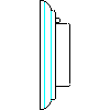 D+H Mechatronic AG - Buttons ventilation SLT42_U_SD - View from the right dwg