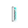 D+H Mechatronic AG - Panel button smoke RF 43_3 - View from the right dwg