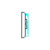 D+H Mechatronic AG - Panel button smoke RF 43_2 - View from the right dwg