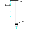 D+H Mechatronic AG - Drive locking FRA 10 - (1) The view from the right dwg