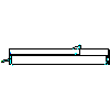 D+H Mechatronic AG - The drive door DDS 50/500 - Front view dwg