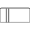 ZPB KNURÓW - Paving BEHATON 8cm Half - Side view dwg