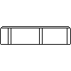 ZPB KNURÓW - Paving Uni 22 x 11 cm - Front view dwg