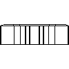 ZPB KNURÓW - Paving BEHATON 6cm Full - Front view dwg