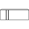 ZPB KNURÓW - Paving BEHATON 6cm Half - Side view dwg