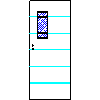 POL-SKONE Sp. z o.o. - Interior doors VERSION 04 Size 80 - Front view dwg