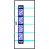 POL-SKONE Sp. z o.o. - Interior doors VERSION 03 Size 80 - Front view dwg