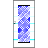 POL-SKONE Sp. z o.o. - Interior doors VERSION 01 Size 90 - Front view dwg