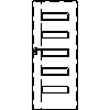 INVADO Sp. z o.o. - Doors Scorpio 1 Size 80 - Front view dwg