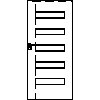 INVADO Sp. z o.o. - Doors Scorpio 1 Size 90 - Front view dwg