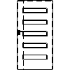 INVADO Sp. z o.o. - Doors Scorpio 1 Size 100 - Front view dwg