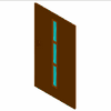 INVADO Sp. z o.o. - Doors Treviso 1 Size 110 - 3D dwg