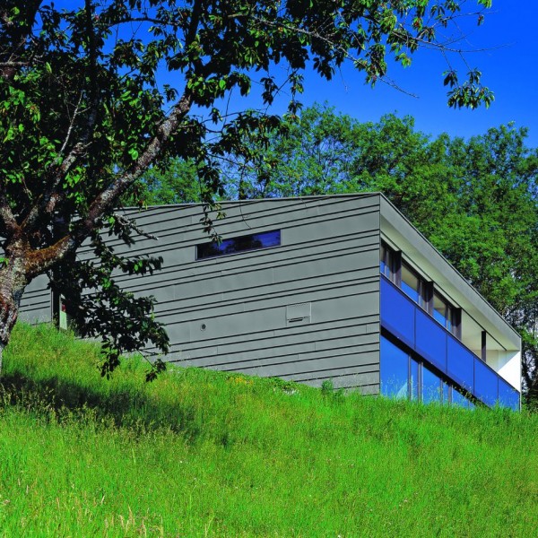 RHEINZINK U.K. - RHEINZINK U.K. - Private residence in Klaus, Austria, standing seam technology, sheet RHEINZINK preweatheredpro graphite