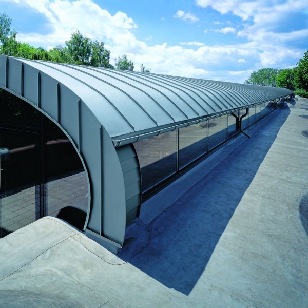 RHEINZINK U.K. - RHEINZINK U.K. - Fort 47A in Węgrzce k / Cracow, Poland, standing seam technology, blue-gray sheet RHEINZINK preweatheredpro