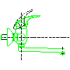 Armatura Kraków S.A. - Onkys Sink Wall (510-910-00) - Side view dwg