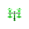 Armatura Kraków S.A. - Bateria umywalkowa/zlewozmywakowa (380-620-00) - rzut dwg