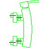 Armatura Kraków S.A. - Diamond Shower mixer (4106-010-00) - Projection dwg