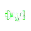 Armatura Kraków S.A. - Symetric Shower mixer (346-010-00) - Side view dwg