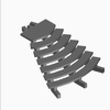 Styl-Bet P.W. Jurewicz i Paradowski  - Stairs openwork three beamssemicircular 125.5 - Model max