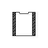 Bruk-Bet Sp. z o.o. - Pustak szalunkowy 50x25x24 cm 2 - przekrój 1 dwg