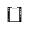 Bruk-Bet Sp. z o.o. - Pustak szalunkowy 50x25x24 cm 1 - przekrój 1 dwg