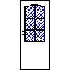 POL-SKONE Sp. z o.o. - Interior doors VERSION 01 S6 Size 80 - View dwg