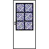 POL-SKONE Sp. z o.o. - Interior doors VERSION 02 S6 Size 90 - View dwg