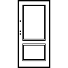 POL-SKONE Sp. z o.o. - Entrance doors INTERIOR 02 Size 90 - View dwg