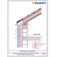 Grupa SILIKATY Sp. z o.o. - Diaphragm wall - Rely on the roof of the wall thickness slit. 25 + 12 + 12 dwg