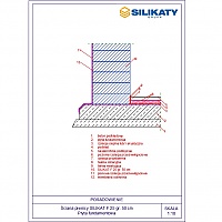 Grupa SILIKATY Sp. z o.o. - Diaphragm wall - Placing on the baseplate SILIKAT F gr. 50cm dwg